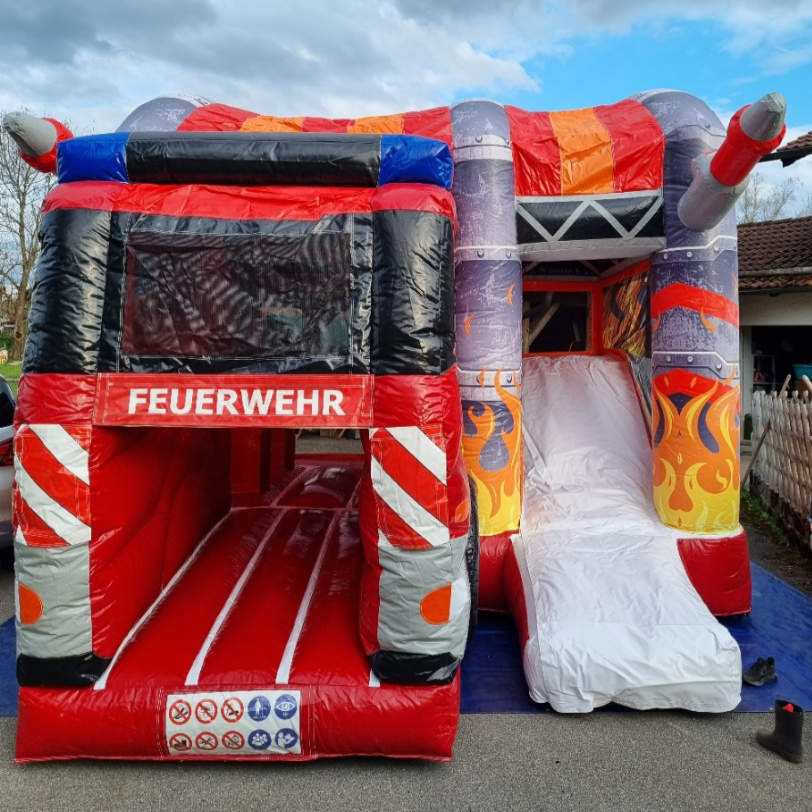 Hüpfburg Feuerwehr S